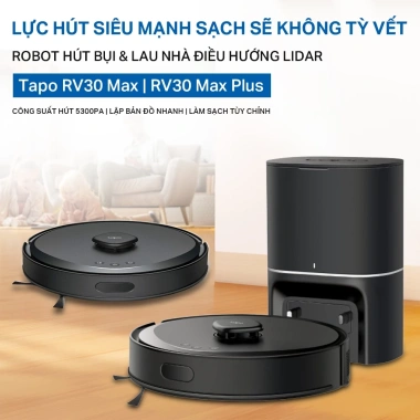 Robot Hút Bụi & Lau Nhà TP-Link Tapo RV30 Max - App, Cảm Biến Chống Kẹt, 4.999.000₫ 3