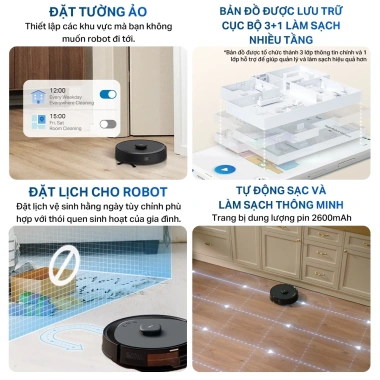 Robot Hút Bụi & Lau Nhà TP-Link Tapo RV30 Max - App, Cảm Biến Chống Kẹt, 4.999.000₫ 9
