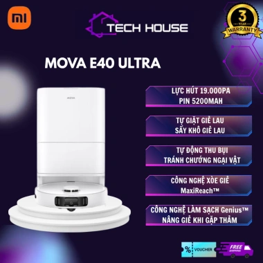 Robot Hút Bụi & Lau Nhà X20+ S20 Pro MIJIA 1S - Tự Đổ Rác, Giặt & Sấy Khăn, 8.49 triệu
