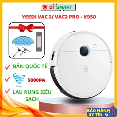 Robot hút bụi lau nhà Yeedi Vac 2 Pro K950 Bảo hành 12 tháng, giảm còn 2.850.000₫