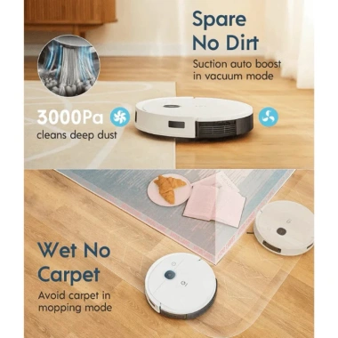 Robot hút bụi lau nhà Yeedi Vac 2 Pro K950 - Thông minh, chính hãng, giảm giá 2.625k