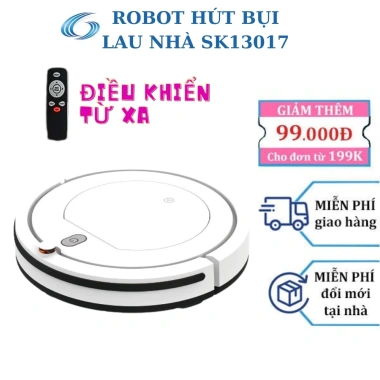 Robot hút bụi lau sàn SOKANY SK-13.017 sạc pin, điều khiển từ xa - 1.737.000₫