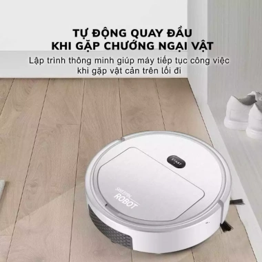Robot Hút Bụi & Lau Sàn Thông Minh 3in1 - Tiện Dụng, Bảo Hành 12 Tháng, Giá 115.000 VND 3 Robot Hút Bụi & Lau Sàn Thông Minh 3in1 - Tiện Dụng, Bảo Hành 12 Tháng, Giá 115.000 VND 3