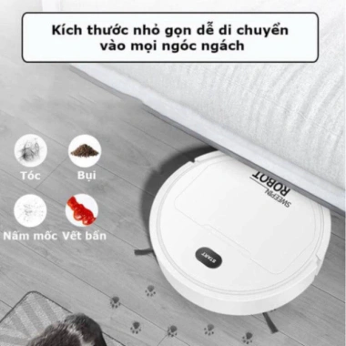 Robot Hút Bụi Lau Sàn Thông Minh 3in1 Tiện Dụng Giá chỉ 109.000đ giảm tới 30% 6