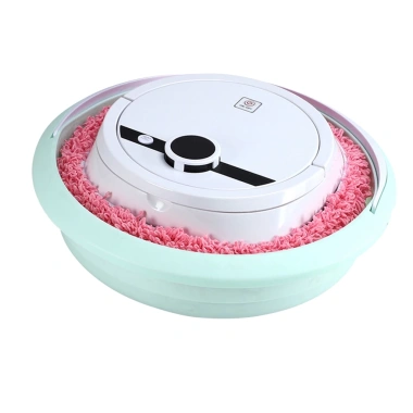 Robot Hút Bụi Lực Mạnh Khô & Ẩm, Lau Sàn Động, Sạc Điện, Trắng – Giá 381.000₫ 4 Robot Hút Bụi Lực Mạnh Khô & Ẩm, Lau Sàn Động, Sạc Điện, Trắng – Giá 381.000₫ 4