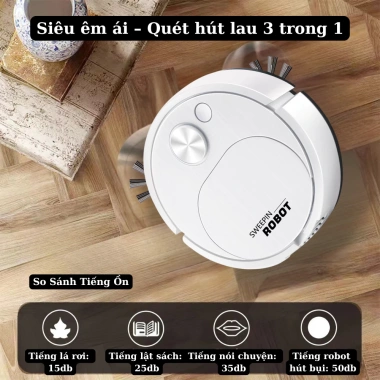Robot Hút Bụi Mini Sweepin - Dọn Nhà Nhanh Gọn Tiết Kiệm Thời Gian, Giá 109.999₫ 2