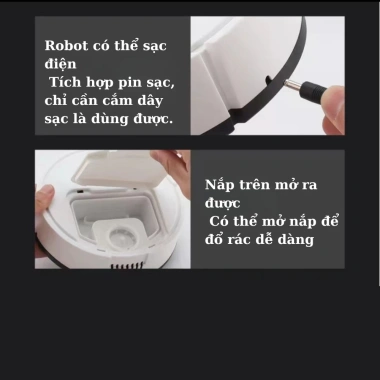 Robot Hút Bụi Mini Sweepin - Dọn Nhà Nhanh Gọn Tiết Kiệm Thời Gian, Giá 109.999₫ 5