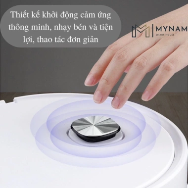 Robot hút bụi MYNAM tự động, làm sạch lông động vật, tóc rụng, pin sạc lại, nhập khẩu, bảo hành 3 tháng Giá 660.000 VND