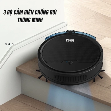 Robot Hút Bụi NK02 - Máy Hút Bụi, Khay Lau ướt lớn, Cảm biến chống rơi, Điều khiển App, Đa chế độ, Giá 1,170,000₫ 3