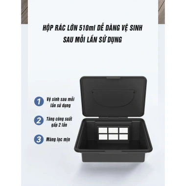 Robot Hút Bụi NK02 - Máy Hút Bụi, Khay Lau ướt lớn, Cảm biến chống rơi, Điều khiển App, Đa chế độ, Giá 1,170,000₫ 5