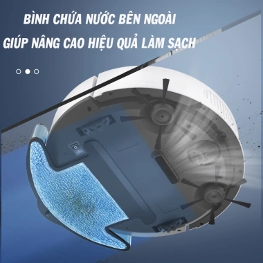 Robot Hút Bụi NK02 - Máy Hút Bụi, Khay Lau ướt lớn, Cảm biến chống rơi, Điều khiển App, Đa chế độ, Giá 1,170,000₫ 7