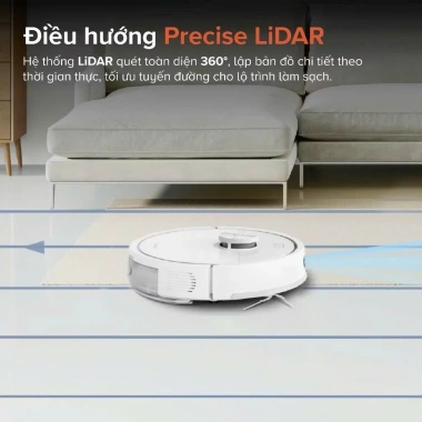 Robot hút bụi Roborock Q7 TF - Bảo hành 24 tháng, giá chỉ 3.99 triệu, công nghệ LiDAR, tự động lau sạch 4 Robot hút bụi Roborock Q7 TF - Bảo hành 24 tháng, giá chỉ 3.99 triệu, công nghệ LiDAR, tự động lau sạch 4