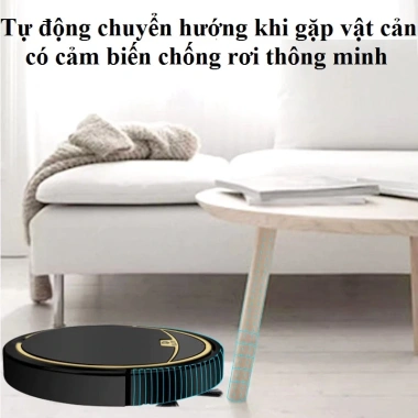 Robot hút bụi RS300 - Cảm biến chống rơi, điều khiển từ xa, nhiều chế độ, chỉ 1,2 triệu