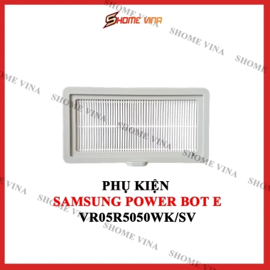 Robot hút bụi Samsung Power E VR05R5.050WK/SV - Chổi quét, khăn lau, lọc bụi, giảm 35.000