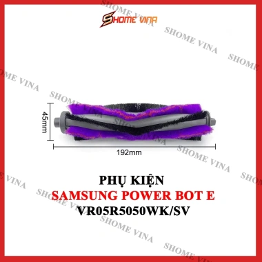 Robot hút bụi Samsung Power E VR05R5.050WK/SV - Chổi quét, khăn lau, lọc bụi, giảm 35.000