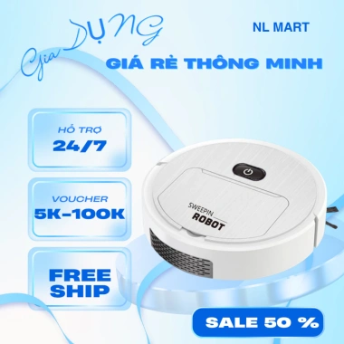 Robot hút bụi SWEEPIN nhỏ gọn - Giảm giá làm sạch mọi ngóc ngách chỉ 200.000 VND