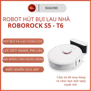 Robot Hút Bụi Thông Minh Tự Đổ Rác Vac Station Roborock T6 T7 Giá 2,99 Triệu Giảm 2