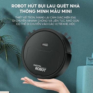 Robot Hút Bụi Tự Động Thông Minh Mini 3 trong 1 Quét Hút Lau - Bảo Hành 12 Tháng - Chỉ 120.000đ 7
