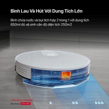 Robot Hút Bụi và Lau Nhà KAW - Lực Hút 10.200Pa, Điều Khiển Từ Xa, Bảo Hành 36 Tháng, Giá 8,474,000₫ 4