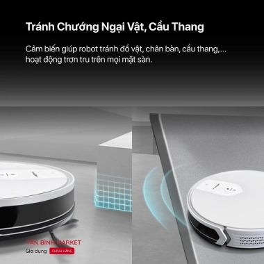 Robot Hút Bụi và Lau Nhà KAW - Lực Hút 10.200Pa, Điều Khiển Từ Xa, Bảo Hành 36 Tháng, Giá 8,474,000₫ 6