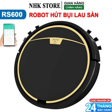 Robot Hút Bụi và Lau Nhà RS300 Remote Chống Rơi Chống Va Khăn Lau và Hố Nước Giá Ưu Đãi 1,395,000₫