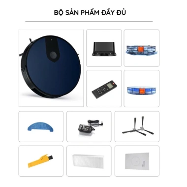 Robot Hút Bụi và Lau Nhà Thông Minh KAW 4.000PA, Pin 5.300mAh, Tự Đổ Rác - Giá Giảm 16% 3