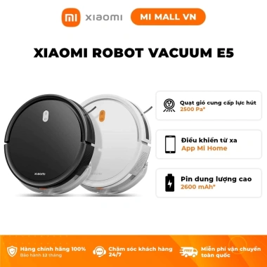 Robot Hút Bụi Xiaomi E5/E10/E10C/S20 Plus - Dọn Sạch Mọi Vết Bẩn, Bảo Hành 12 Tháng, Giá Ưu Đãi 2.19 Triệu