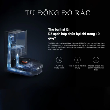 Robot hút bụi Xiaomi Mijia Mop 2 Ultra – Giặt khăn, đổ rác, lọc không khí 7.350.000₫