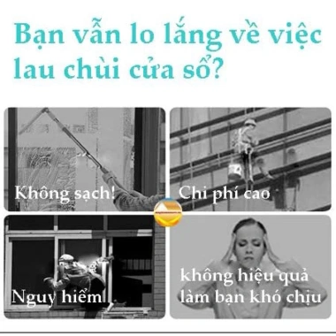 Robot lau kính Đức tự động phun nước mẫu mới 2.024 - bảo hành 24 tháng, giá 3,9tr