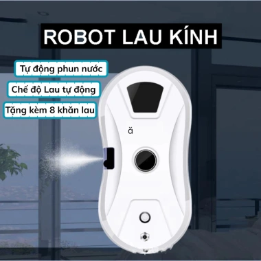 Robot Lau Kính Tự Động 5.600Pa – Phun Nước, Lực Hút Mạnh, An Toàn, Chống Rơi – Giá Ưu Đãi 1.93 Triệu 6 Robot Lau Kính Tự Động 5.600Pa – Phun Nước, Lực Hút Mạnh, An Toàn, Chống Rơi – Giá Ưu Đãi 1.93 Triệu 6