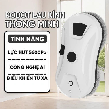 Robot Lau Kính Tự Động 90W – Tiết kiệm thời gian, phù hợp mọi gia đình, giá 1.93 triệu