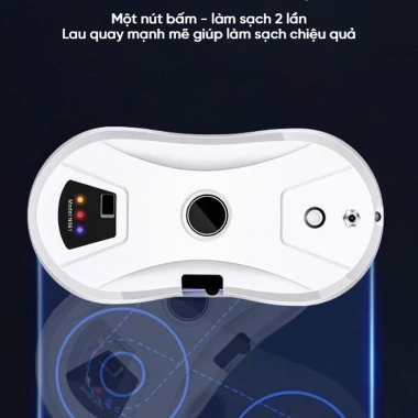 Robot Lau Kính Tự Động AI Thế Hệ Mới - Lực Hút 5.600PA, Chống Rơi 20 Phút, Giá 1.85 Triệu