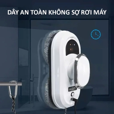 Robot Lau Kính Tự Động Bản 2.025 - Chống Rơi 20p Khi Mất Điện, Kèm 6 Khăn Lau Thay Thế, Giá 1.750.000 VND