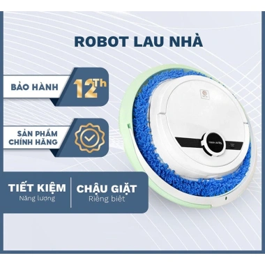 Robot Lau Nhà Thông Minh Điều Khiển Từ Xa Tự Giặt - Vắt Khăn Ưu Đãi 1.479.000₫ 9