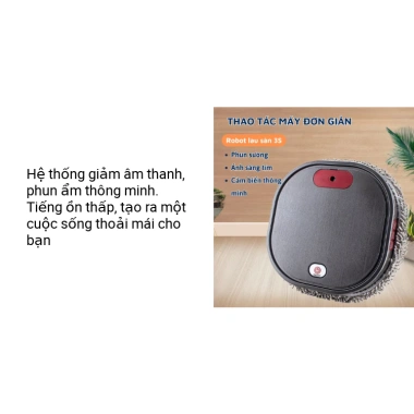 Robot lau sàn 3-in-1 phun sương tạo ẩm, khử trùng thông minh 2.023 - 219.500 VND 4