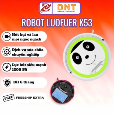 Robot Lau Sàn Hút Bụi Luofuer K53 Tự Làm Sạch, 95-100% Đánh Giá, Giá 739k