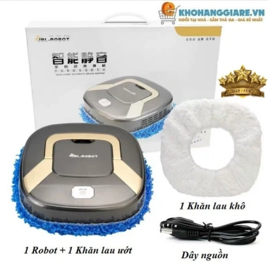 Robot Máy Lau Nhà Thông Minh Pin Sạc 2 Chế Độ Khô Ướt - Giá 570k tại Itechcare 4