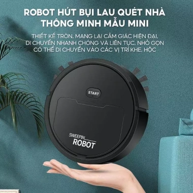 Robot Thông Minh Hút Bụi Lau Nhà - Máy Hút Bụi Tự Động Tiện Lợi, Giá 120.000₫ 5