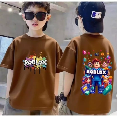 Robot Thun Lỏng Graffiti In Ngắn Cổ Tròn Tay Thấm Hút 3-14 tuổi 90-150cm Giá 143.332₫