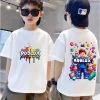 Robot Thun Lỏng Graffiti In Ngắn Cổ Tròn Tay Thấm Hút 3-14 tuổi 90-150cm Giá 143.332₫ 8