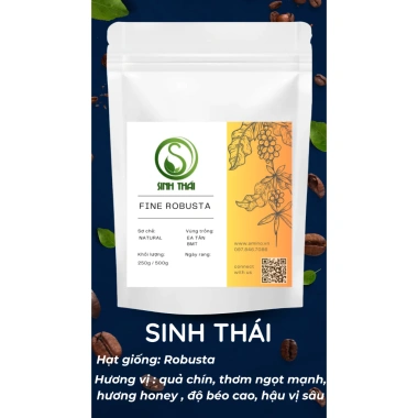 Robusta Honey - Cà phê rang xay mộc, gu ngọt mạnh, hậu vị sâu, thơm mùi quả chín - 125k 10