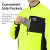 ROCKBROS Áo khoác lông cừu mùa đông, quần co giãn phản quang xe đạp nam - ấm áp, an toàn 3