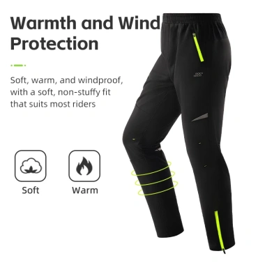 ROCKBROS Áo khoác lông cừu mùa đông, quần co giãn phản quang xe đạp nam - ấm áp, an toàn 7 ROCKBROS Áo khoác lông cừu mùa đông, quần co giãn phản quang xe đạp nam - ấm áp, an toàn 7