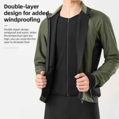 Rockbros Bộ Đồ Thể Thao Đạp Xe Tay Dài Vải Lông Cừu Giữ Ấm Thời Trang Nam Mùa Đông 8 Rockbros Bộ Đồ Thể Thao Đạp Xe Tay Dài Vải Lông Cừu Giữ Ấm Thời Trang Nam Mùa Đông 8