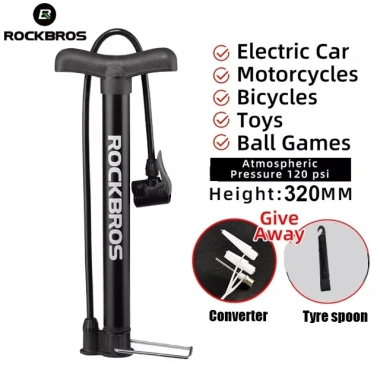 Rockbros Bơm Hơi 120 Psi Siêu Nhẹ cho Xe Đạp Leo Núi - Giá chỉ 162.734 VND, Tiết kiệm 20%
