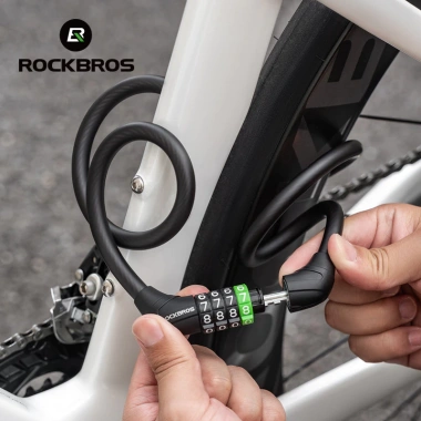 ROCKBROS Cáp Thép Khóa Chống Trộm Bền Di Động Đa Năng – Nhẹ, Dây Xích MTB & Xe Đạp Đường Bộ 2 ROCKBROS Cáp Thép Khóa Chống Trộm Bền Di Động Đa Năng – Nhẹ, Dây Xích MTB & Xe Đạp Đường Bộ 2
