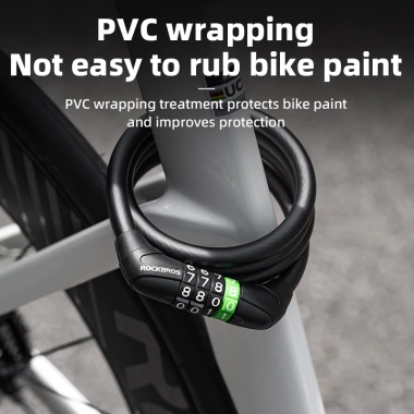 ROCKBROS Cáp Thép Khóa Chống Trộm Bền Di Động Đa Năng – Nhẹ, Dây Xích MTB & Xe Đạp Đường Bộ 5 ROCKBROS Cáp Thép Khóa Chống Trộm Bền Di Động Đa Năng – Nhẹ, Dây Xích MTB & Xe Đạp Đường Bộ 5