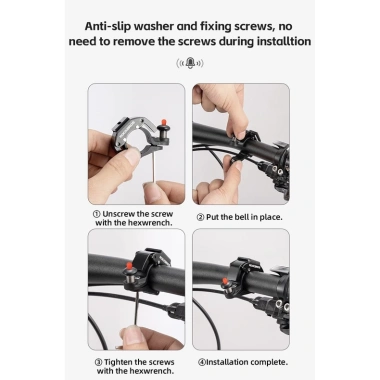 ROCKBROS Chuông Xe Đạp Nhỏ Gọn Nhôm Siêu Nhẹ, Âm Thanh Rõ Ràng, Giảm Giá Đặc Biệt 146k 9 ROCKBROS Chuông Xe Đạp Nhỏ Gọn Nhôm Siêu Nhẹ, Âm Thanh Rõ Ràng, Giảm Giá Đặc Biệt 146k 9