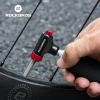 Rockbros CO2 Gas Di Động Đầu Phun Lạm Phát Nhanh AV/FV Vòi Nhôm MTB Đường Bộ, Xi Lanh Bơm Áp Suất Gauge