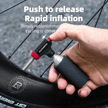 Rockbros CO2 Gas Di Động Đầu Phun Lạm Phát Nhanh AV/FV Vòi Nhôm MTB Đường Bộ, Xi Lanh Bơm Áp Suất Gauge 4 Rockbros CO2 Gas Di Động Đầu Phun Lạm Phát Nhanh AV/FV Vòi Nhôm MTB Đường Bộ, Xi Lanh Bơm Áp Suất Gauge 4
